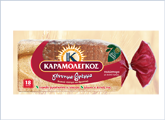 Ψωμί για τοστ πολύσπορο ολική άλεσης Καραμολέγκος