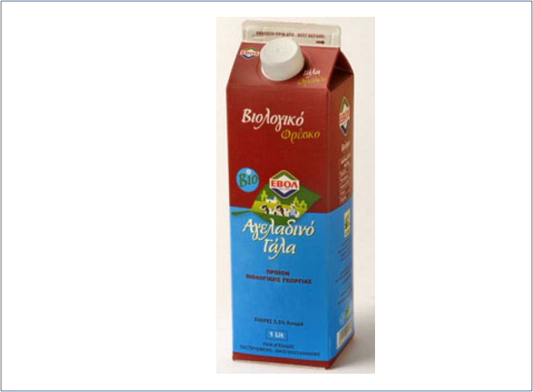 Γάλα βιολογικό 3.5% λιπαρά ΕΒΟΛ
