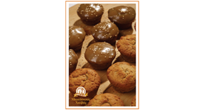 Muffin Μακεδονικού Χαλβά με Γλάσο Μακεδονικού Ταχινιού