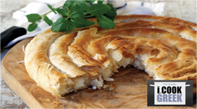 Τυρόπιτα με σπιτικό φύλλο