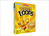 Δημητριακά ολικής άλεσης με μέλι Honey Loops Kellogg's