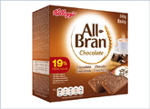 Μπάρες δημητριακών με σοκολάτα All Bran Kellogg's
