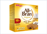 Μπάρες δημητριακών Original Alla Bran Kellogg's