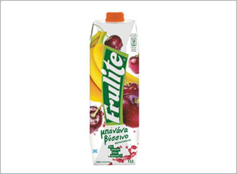 Χυμός μπανάνα βύσσινο Frulite