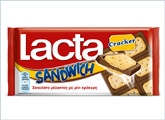Σοκολάτα Lacta Sandwich με μίνι κράκερς  crackers  Mondelez