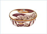 Οικογενειακό παγωτό Καϊμάκι με σιρόπι βύσσινο Aloma Nestle