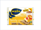 Κράκερ cracker  ολικής άλεσης με σίκαλη Family Crisp Wasa