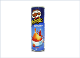 Pringles πατατάκια με κέτσαπ