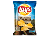 Πατατάκια με 50% λιγότερο αλάτι Lay's