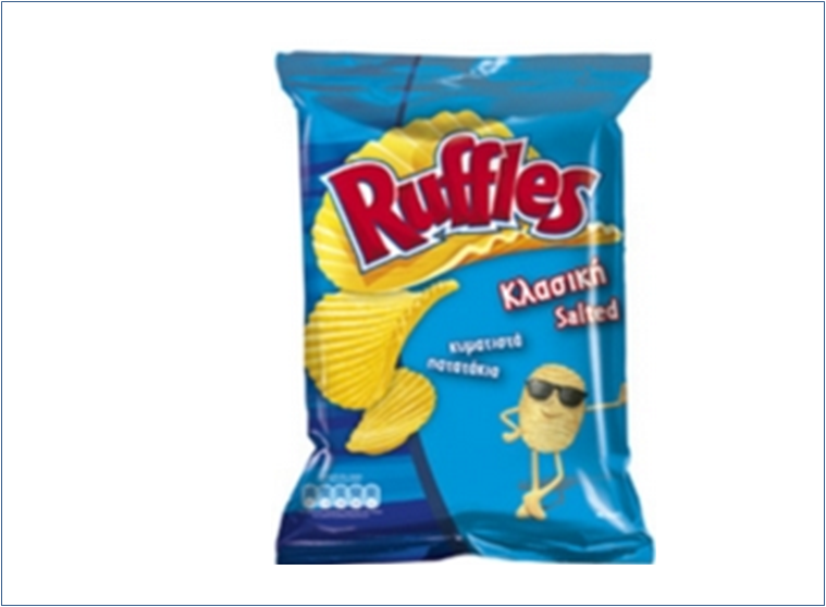 Πατατάκια με αλάτι Ruffles