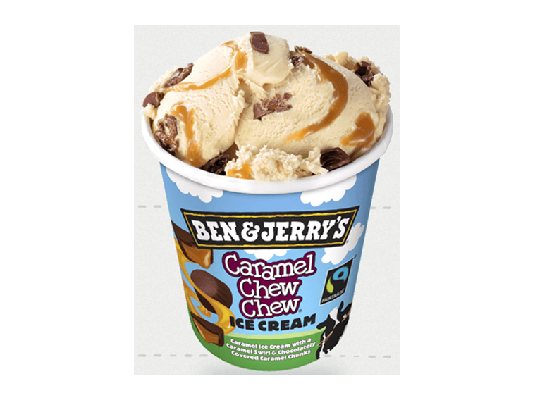 BEN & JERRY'S Caramel Chew Chew