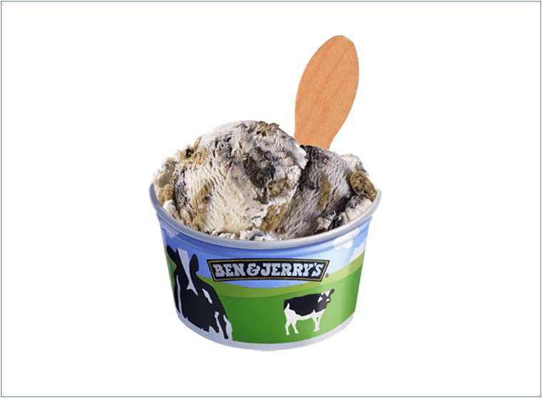 BEN & JERRY'S Milk & Cookies