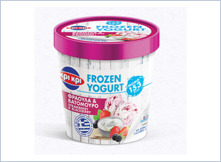 Frozen Yogurt Strawberry & Blackberry 850ml